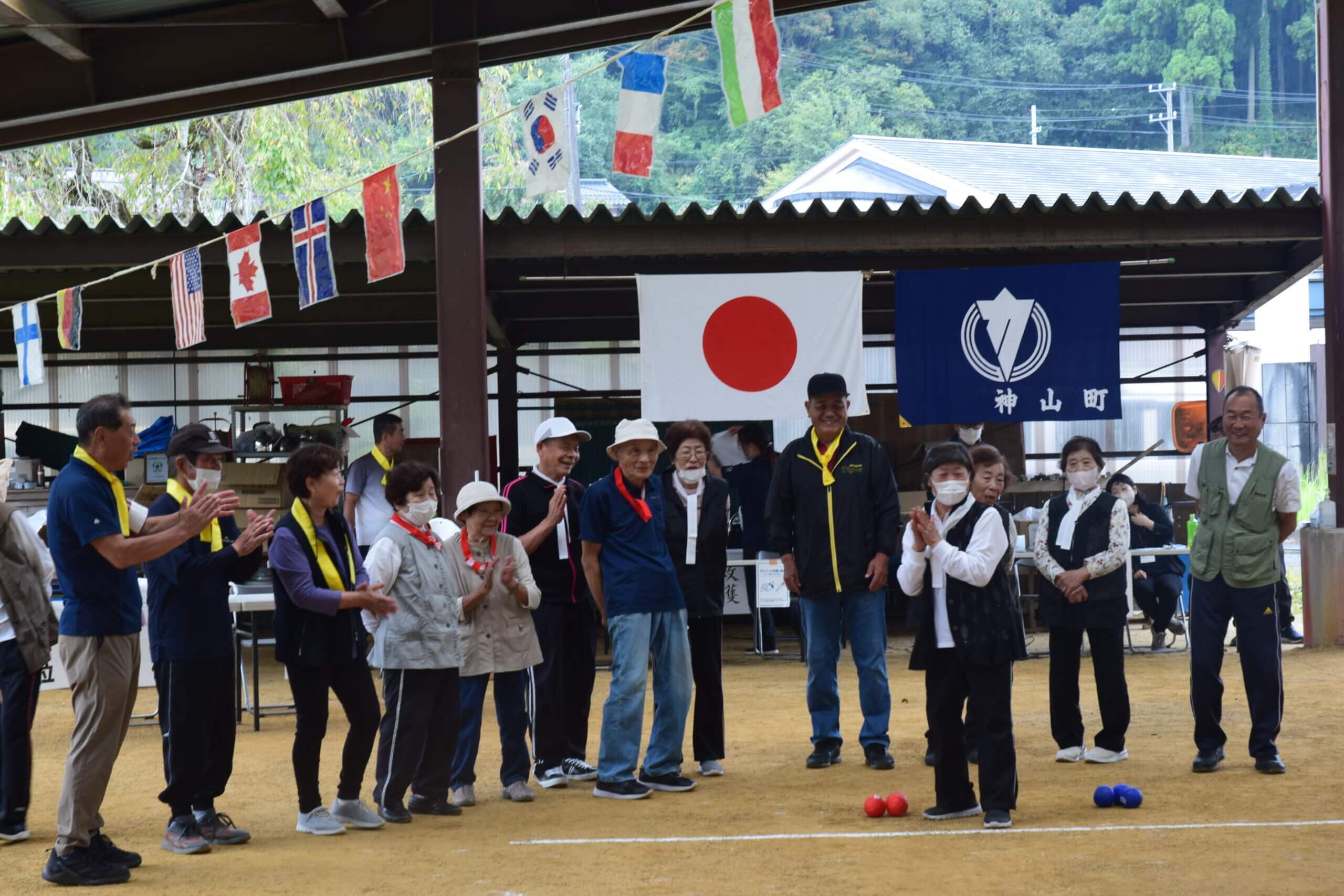 笑顔あふれる高齢者体育大会