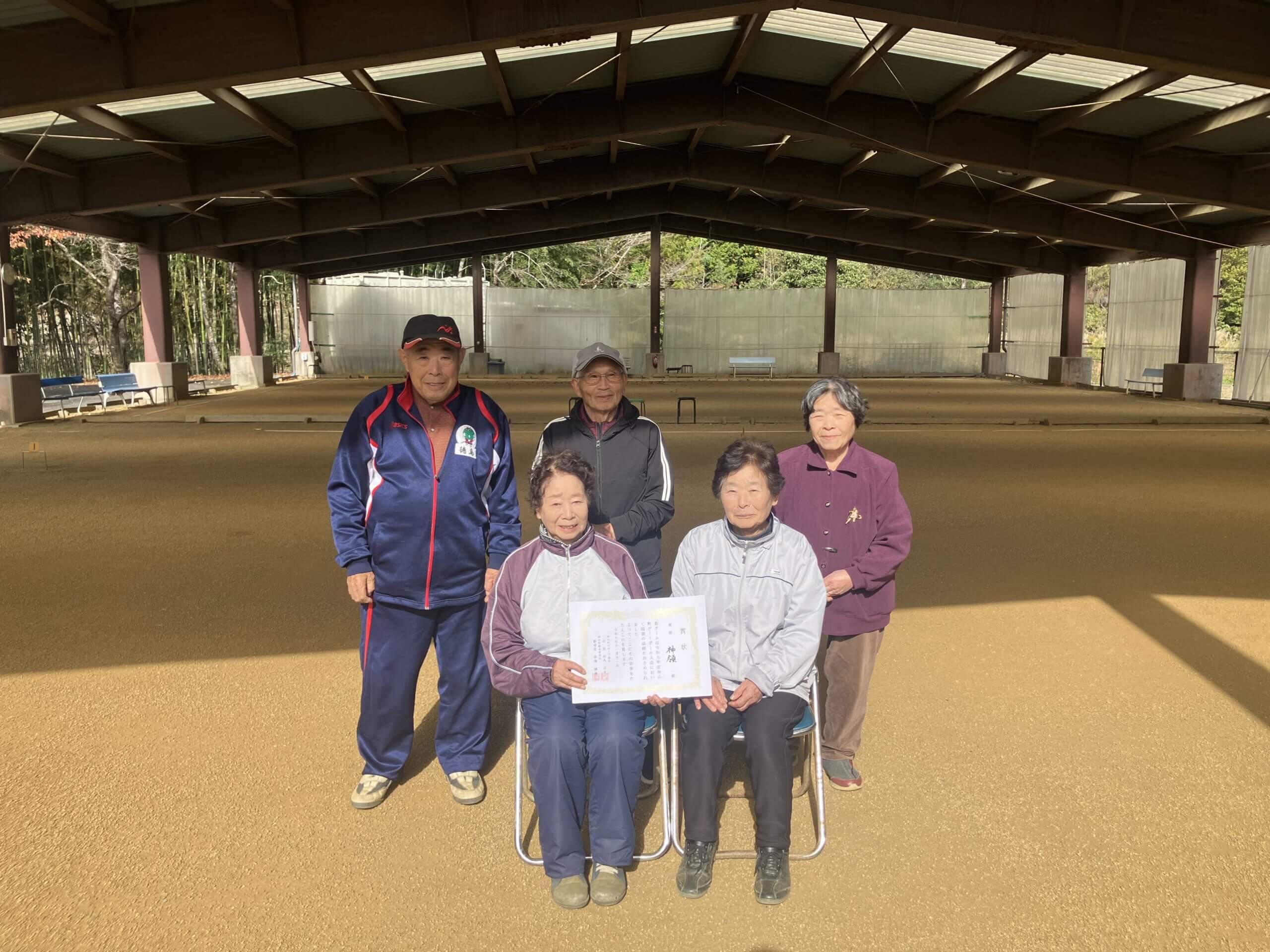 白熱した試合が繰り広げられたゲートボール大会