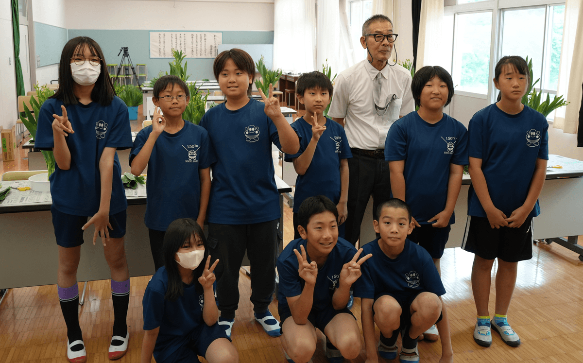 日扇にふれる、学びの時間