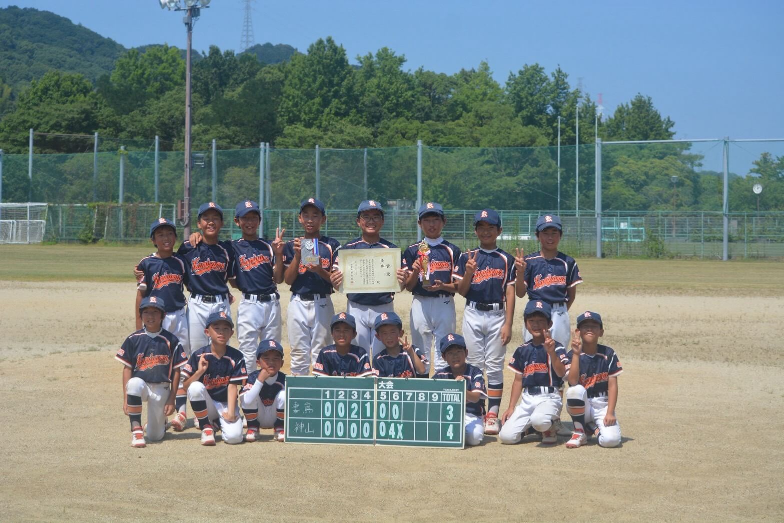 全国の強豪と激闘!神山ルーキーズ堂々のブロック優勝